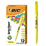 BIC Brite Liner Stick Highlighter, Chisel Tip, Yellow, Dozen (65550)~#|#~C564920F-4C0D-4BB1-9A1A36DDC241D1CD_sc7