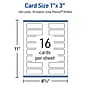 Avery Business Cards, 1" x 3", Matte White, 160/Pack (95284)~#|#~C5665E23-F14B-4948-9CF71CB3F0C9D12A_sc7