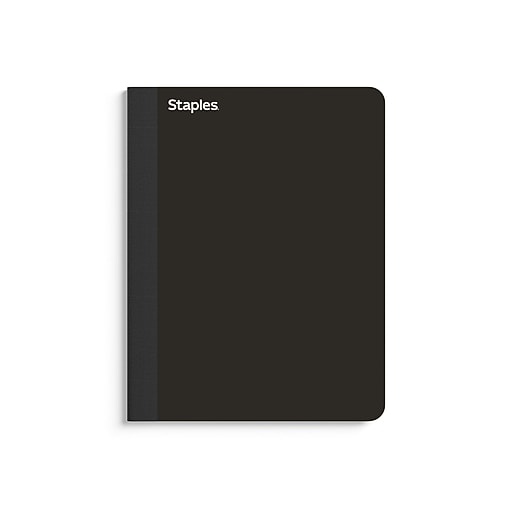 Staples Premium Composition Notebook, 7.5" x 9.75", 100 College Ruled