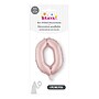 Party City (Air-Filled) 16" "O" Foil Balloon, Dusty Rose (AM 1 100082-92)~#|#~C56AF4CD-044B-4BD0-BE7AC30578C32BCE_sc7