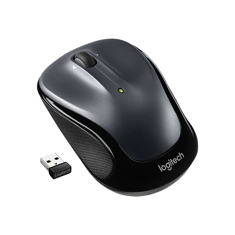 Logitech M325S Wireless Optical Mouse, Dark Silver (910-006823) image 1