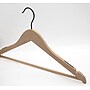 Nahanco Wood Clothes Hangers, Raw Wood, 100/Carton (21517WBBH)~#|#~C56E8D59-5752-4AD7-8EAB359EC3A20076_sc7