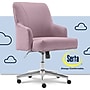 Serta Style Leighton Fabric Swivel Home Office Chair, Lilac (47925D)~#|#~C56FEAB3-56DB-49D4-B33B3A50280C18E7_sc7
