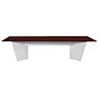 Regency Array 120"W x 48"D Conference Table with Grommet, Mahogany/White (ACT12048MHWH)~#|#~C5702EDF-85CE-4E93-A9370DE2310C39E3_sc7