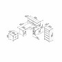Bush Furniture Salinas 60"W L Shaped Desk with Hutch, Lateral File Cabinet and 5 Shelf Bookcase, Cape Cod Gray (SAL007CG)~#|#~C583576C-AA41-422E-866E101E7732687D_sc7