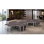 Boss Office Products Simple System 60"W L-Shaped Desk with Pedestal, Driftwood, 8/Set (SGSD028-201)~#|#~C583BA8F-91D1-4BB2-86F579F658C18D55_sc7