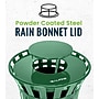 Alpine Industries Commercial Outdoor Rain Bonnet Lid, 38 Gallon, Round, Green (ALP479-38-A-GRN-MKTCOPY)~#|#~C585FB5F-FF5E-41E1-B155949C05E5366F_sc7