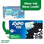Expo Low Odor Dry Erase Marker, Fine Tip, Black, 12/Pack (SAN86001)~#|#~C5928B74-4C4A-44FA-92F95485A3FA908F_sc7