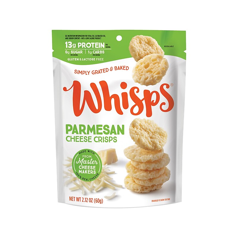 Whisps Gluten Free Parmesan Cheese Crisps, 2.12 oz. (HISPS001) image 1