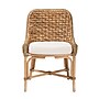 bali & pari Kyle Bohemian Natural Rattan Dining Chair, Natural/Off-White (212-12803-HiT)~#|#~C59B104F-4579-4F1D-9855249C0DF4A5A4_sc7