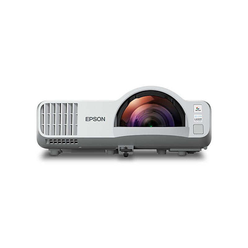 Epson PowerLite L210SF Wireless 3LCD Short Throw Lamp-Free Laser Display Projector, White (V11HA75020) image 1