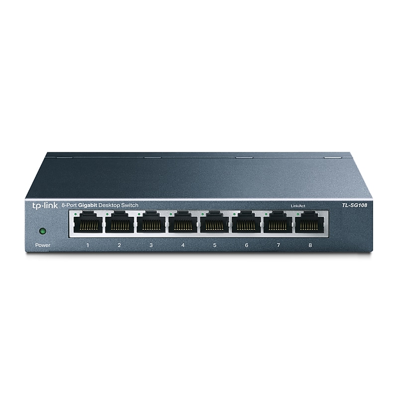 TP-Link 8-Port Gigabit Unmanaged Ethernet Network Switch (TL-SG608) image 1