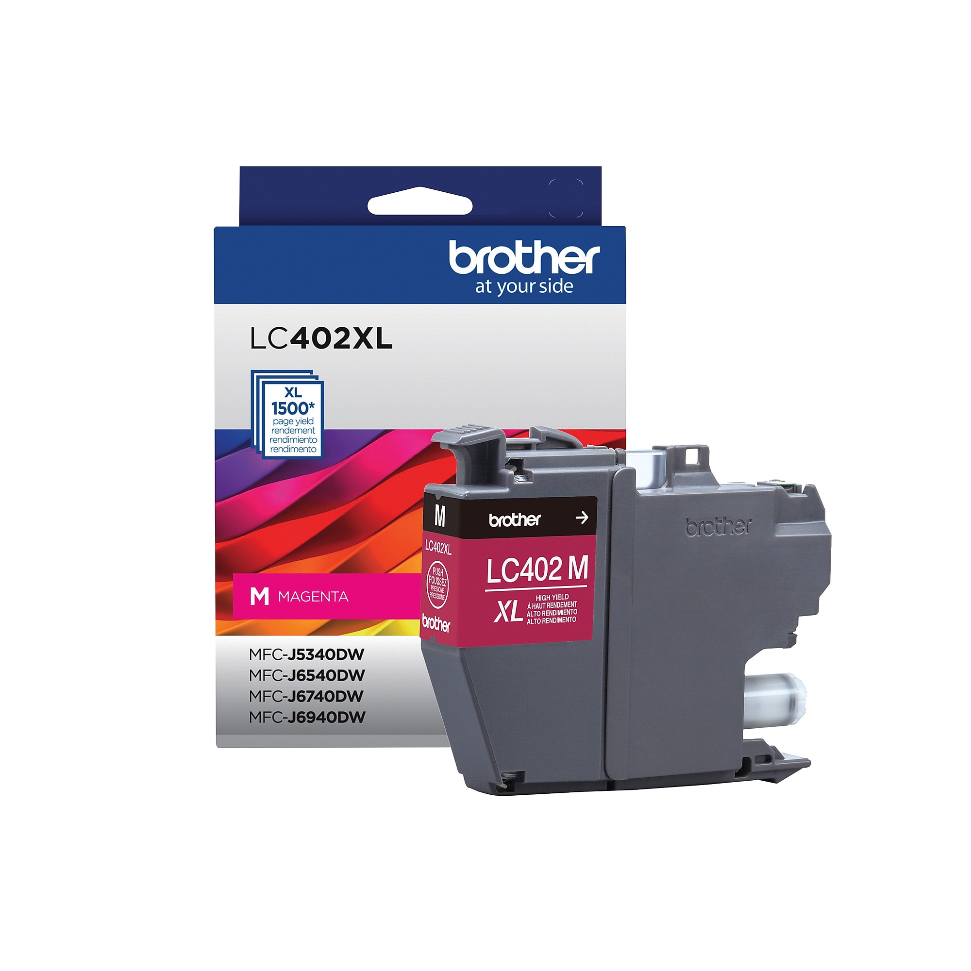 Brother LC402XL Magenta High Yield Ink Cartridge, Prints Up to 1,500 Pages (LC402XLMS) Sansujyuku sansujyuku.com