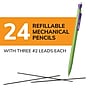 BIC Xtra Strong Mechanical Pencils, 0.9mm, #2 Hard Lead, 24/Pack (MPLWP241-BLK)~#|#~C5A34C89-6481-4495-A3DD9D8DAAE893F6_sc7