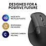 Logitech Lift Wireless Ergonomic Vertical Optical USB Mouse, Graphite (910-006466)~#|#~C5A551B7-F903-4C35-ABC06E18A9082EC3_sc7