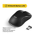NXT Technologies™ Wireless Laser USB Mouse, Black (NX60886)