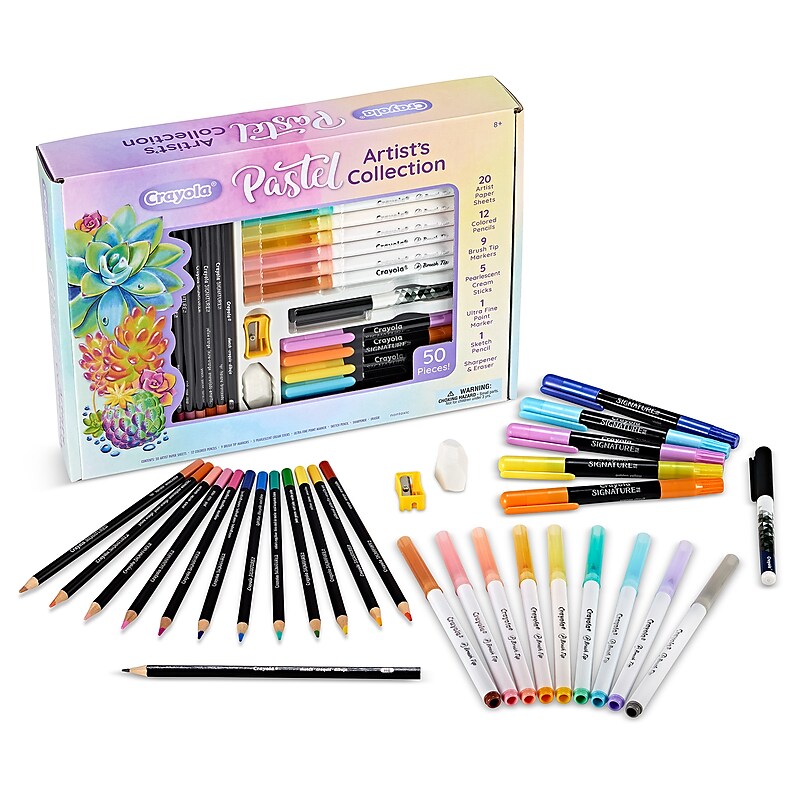 Crayola Pastels Artist's Collection Kit (BIN042932) image 1
