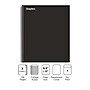 Staples® Premium 3-Subject Subject Notebooks, 8.5" x 11", College Ruled, 150 Sheets, Black (TR58359M-CC)~#|#~C5AB3C71-600B-49BA-96504A3F122068D2_sc7