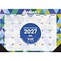 2027 Willow Creek Modern Geometric 17" x 12" Monthly Desk Pad Calendar, Assorted Colors (66485)~#|#~C5ACFF75-CED4-40EF-A29B16038F170404_sc7