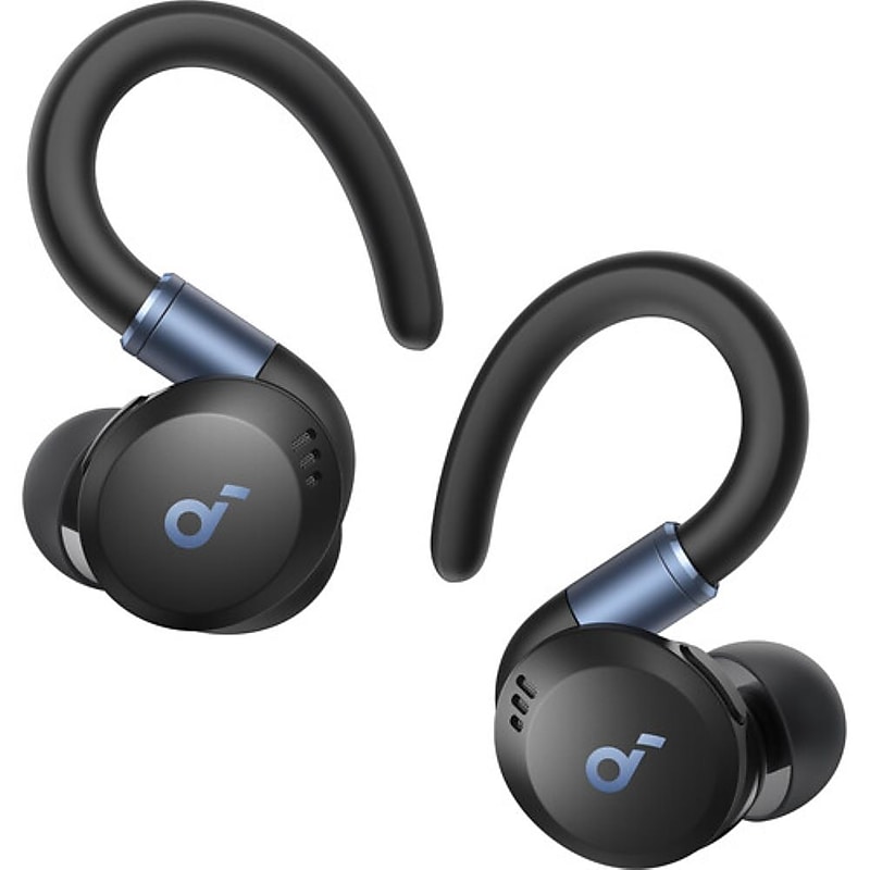 Soundcore Sport X20 Wireless Noise Canceling Bluetooth In-Ear Clip-On Headset, Black (A3968Z11) image 1