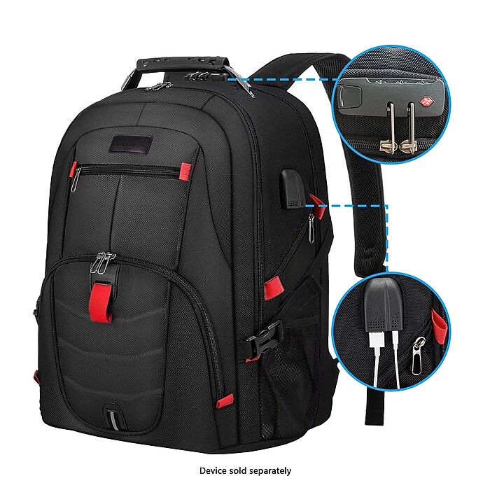 backpack with separate laptop compartment SEOUL LAP | Large 20L Linus Tech Tips Commuter Backpack with 19 pockets UKEIN Laptop Backpack with USB