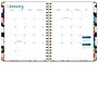 2027 Excello Brands 9" x 11" Weekly & Monthly Standard Planner, Paperboard Cover, Black Floral Pink (FSHN-CY27-8511-06)~#|#~C5AF5EB4-D1E0-4988-ACDC214592661C2E_sc7