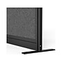 Luxor Expanse Series 6-Panel Freestanding Room Divider System Starter Wall, 70"H x 53"W, Black/Gray (MW-5370-FCGB)~#|#~C5B017CD-08A8-44D9-AD5E4B6A676E3479_sc7