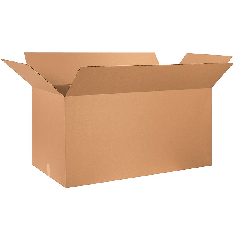 48" x 24" x 24" Shipping Boxes, 32 ECT, Brown, 10/Bundle (482424) image 1