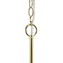 Lalia Home 3-Light 18" Adjustable Globe Hanging Metal and Clear Glass Ceiling LED Pendant, Gold (LHP-3010-GL)~#|#~C5C4DFA5-2C0A-439A-AB1D9E0B7426168A_sc7