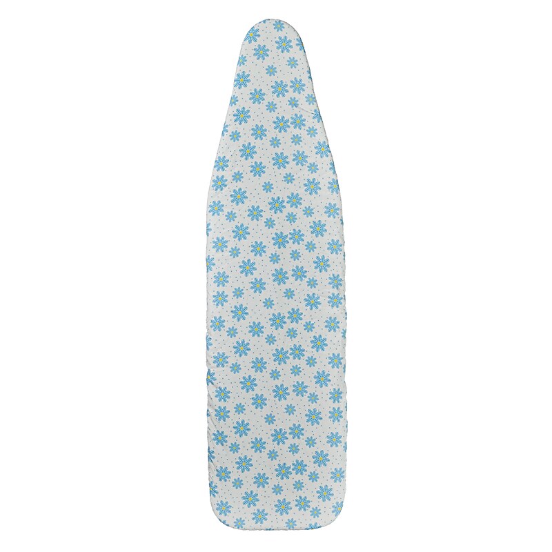 Household Essentials Deluxe Ironing Board Replacement Pad and Cover, Blue Floral (HE1213) image 1