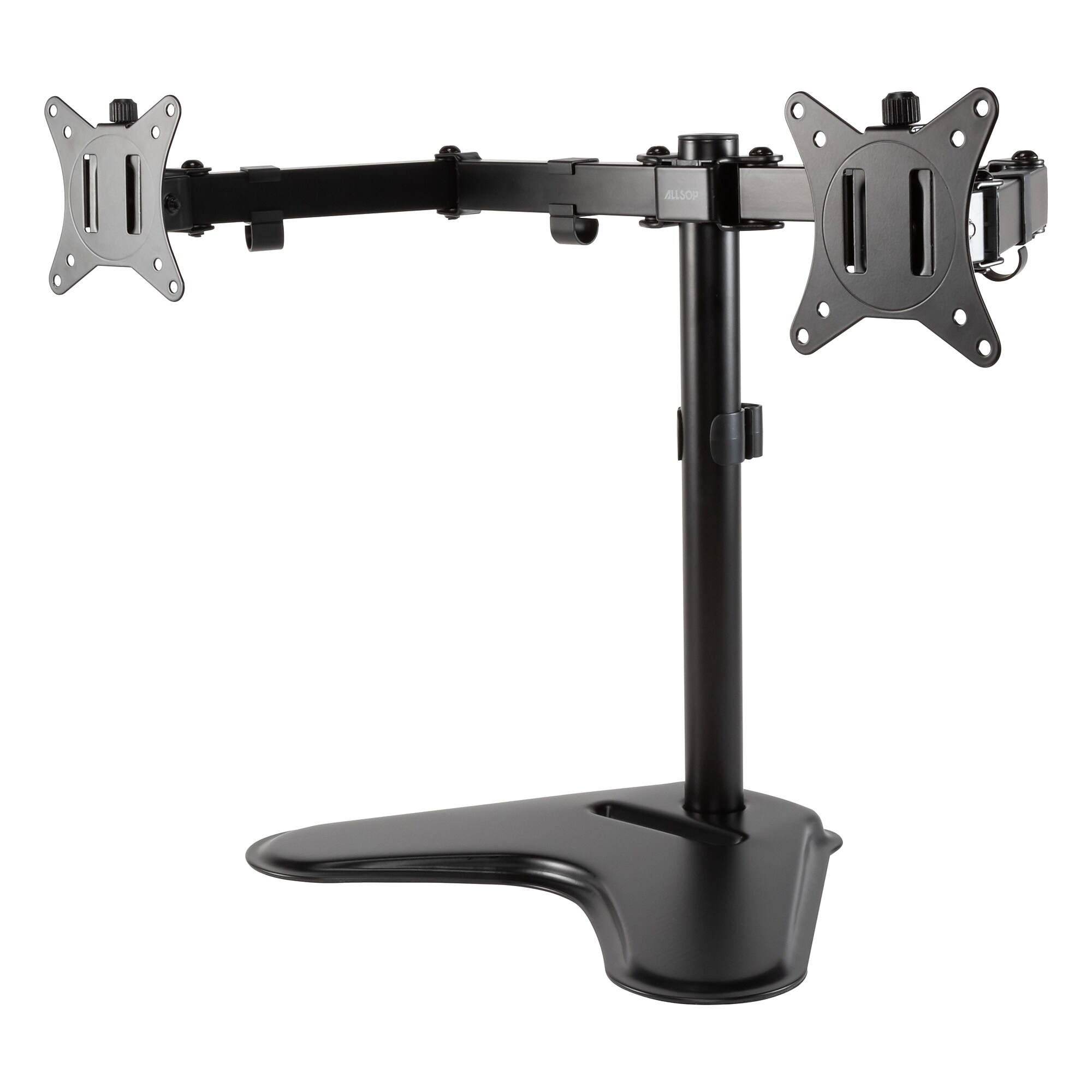Allsop Adjustable Dual Monitor Arms, Up to 32″ Monitor, Black (32628) Sansujyuku sansujyuku.com
