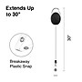 Staples Clip On Badge Reel,  30" Retractable Cord Length, Metal, Black (51910)~#|#~C5C84A9E-B8B9-4EB9-A75FD752D85A997B_sc7