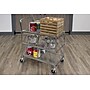 Luxor 3-Shelf Collapsible Wire Multi-Purpose Utility Cart, Chrome (WSCC-3)~#|#~C5C8D2B4-F5A7-43C9-B8FEF083B2FA1798_sc7