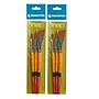 Princeton Snap! Short Handle Mixed Media Synthetic Brush Set No. 1, 3/Set, 2 Sets/Bundle (PBXP9650SET1-2)~#|#~C5C9103A-A114-4186-B86FDD49715D6B26_sc7