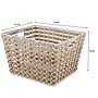 Simplify Natural Paper Rope Large Tote with Handles, Beige/White (25751-ST)~#|#~C5C9BCCC-B3C9-41D7-A12B1EE7B75AB0E1_sc7