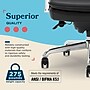 La-Z-Boy Opus Ergonomic Bonded Leather Swivel Executive Chair, Black and Chrome (CCHR10015D)~#|#~C5CD0262-88E3-4BB0-86DDD02BCDAB7711_sc7