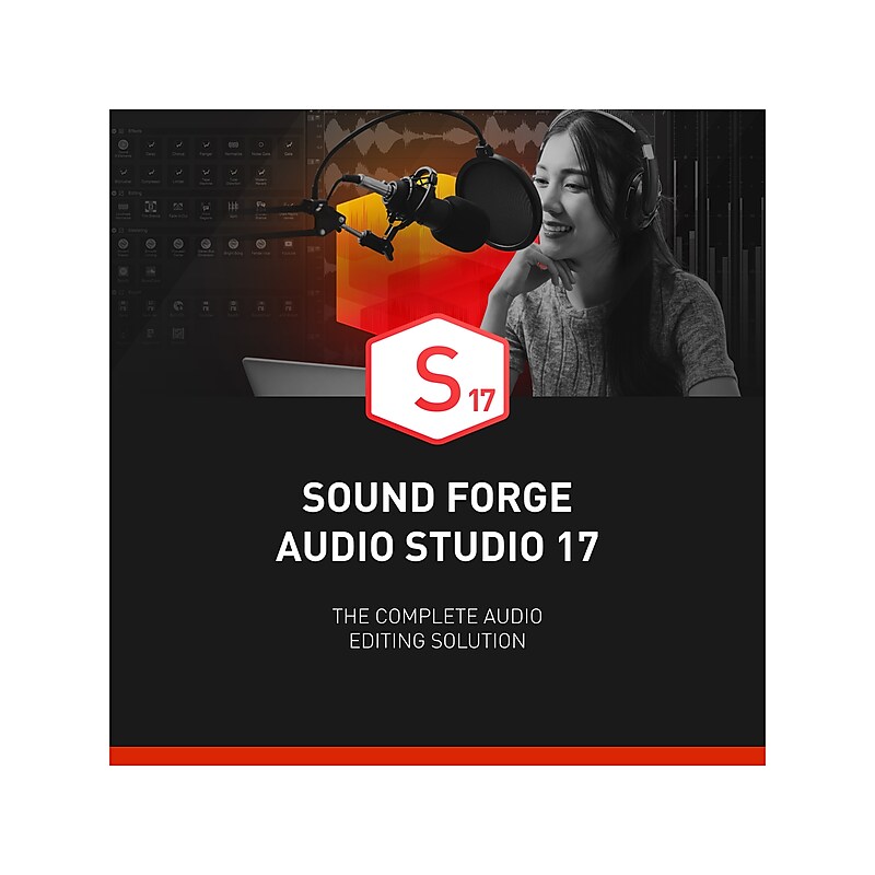 Magix SOUND FORGE Audio Studio 17 for 1 User, Windows, Download (639191919916) image 1