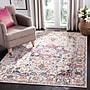 Safavieh Madison Collection 6' 7" X 9' 2" Rectangle Indoor Area Rug, Machine Made, Fuchsia/Ivory (MAD603R-6)~#|#~C5CEDD8A-AF33-4119-971DFFA70FDB927C_sc7