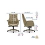 Thomasville Furniture Brooks Ergonomic Bonded Leather Swivel Executive Chair, Taupe (51493-TP)~#|#~C5CF57EF-EF51-422D-818009E24B74A030_sc7