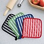Better Houseware Striped Pot Holder, Green (BTH1683G)~#|#~C5D3579F-9B52-4CCC-A130CAF23637F2BD_sc7