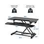 FlexiSpot M7 Series 35"W Manual Rectangular Adjustable Standing Desk Converter, Black (M7-E-35B)~#|#~C5D3A001-0B6E-4674-8E022AE7DD442D08_sc7