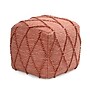 Anji Mountain Atlas Terracotta Fabric Rectangular Pouf Ottoman (AMBPF097-1917)~#|#~C5D3B9DA-BDD0-40B6-9ED0CA6F439C0EE0_sc7
