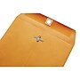 Staples 6.5 x 9.5 Kraft Clasp Envelopes, Brown, Gummed Flap & Metal Clasp Closure, Ideal for Filing, Storing & Mailing, 100/Pack~#|#~7AFE090C-29E4-41ED-BCE1B68D038765FB_sc7