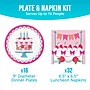 Say Hooray! Floral Cake Birthday Props Party Paper Plates and Napkins Set, Multicolored, 48/Pack (DTC0065E2G)~#|#~C5D528EC-64A5-4619-B96FEE2466F8FE33_sc7