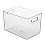 iDESIGN Small Plastic Storage Bin, Clear (40090)~#|#~C5D52EC2-CE49-411F-90831AEBAF7CEC1F_sc7
