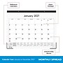 2027 Blue Sky 17" x 22" Monthly Desk Calendar, Black/White (160977)~#|#~C5D7BFFA-9C6A-42FE-940DA96DCDBFE93A_sc7
