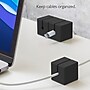 Function101 Cable Blocks, Magnetic Cable Organizers, Black 3/Pack (F101-CBXB3)~#|#~C5D8B22B-2AC3-4AE8-B895F545F5F2EE58_sc7