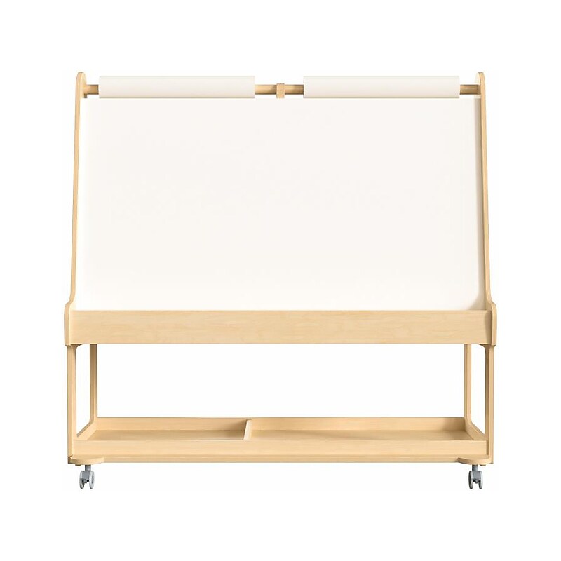 Flash Furniture Bright Beginnings 4-Person Art Station, 48", Natural Birch Plywood (MK-ME16621-GG) image 1