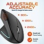 Delton S12 Wireless Ergonomic Vertical Left-Handed USB-A/C Mouse, Black (DMERG12LWB)~#|#~C5E3413D-6F8B-4810-85E3C55A3174AA4B_sc7