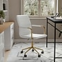Martha Stewart Taytum Faux Leather Swivel Office Chair, White (CH142370WHGLD)~#|#~C5E8404F-635F-440D-8313AE2F8C3900BD_sc7
